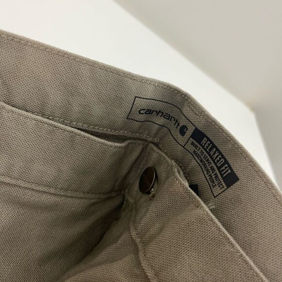 Carhartt MEN'S UTILITY WORK PANT - RELAXED FIT - RUGGED FLEX® - DUCK 42x32 - Picture 4 of 6